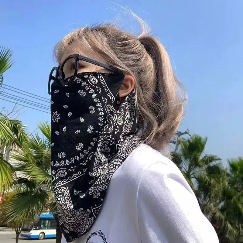 Écharpe de protection UV Hip Hop pour sports de plein air