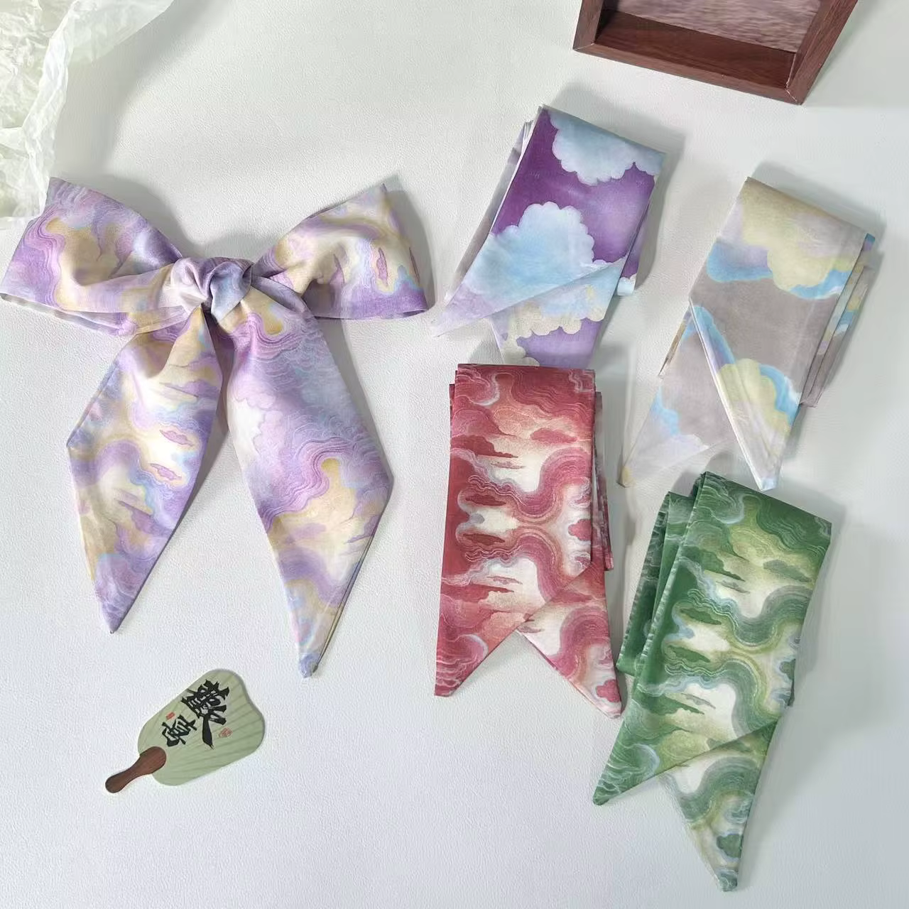 Foulard en soie frais et chic