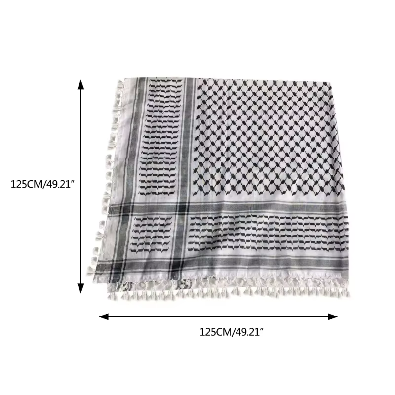Foulards enveloppes écharpe femmes hommes arabe Shemagh Keffiyeh Palestine