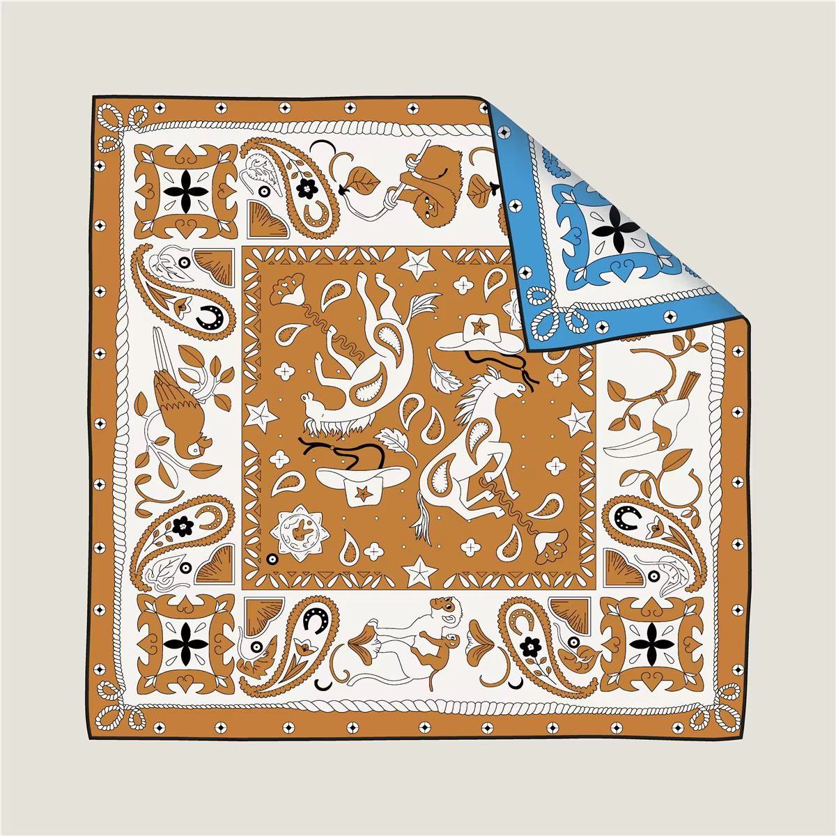 Foulard carré en soie sergé Double face pour femmes, 90cm, roulé à la main, Bandanas pour cheveux, sac, ceinture, accessoires, 2025