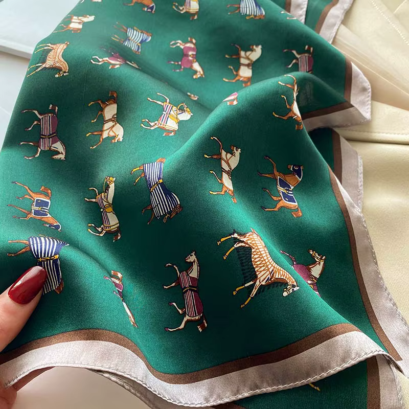 Écharpe de cou de marque de luxe pour femmes