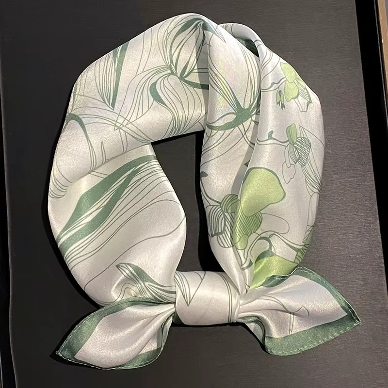Foulard 100% Soie de Mûrier Véritable pour Femme
