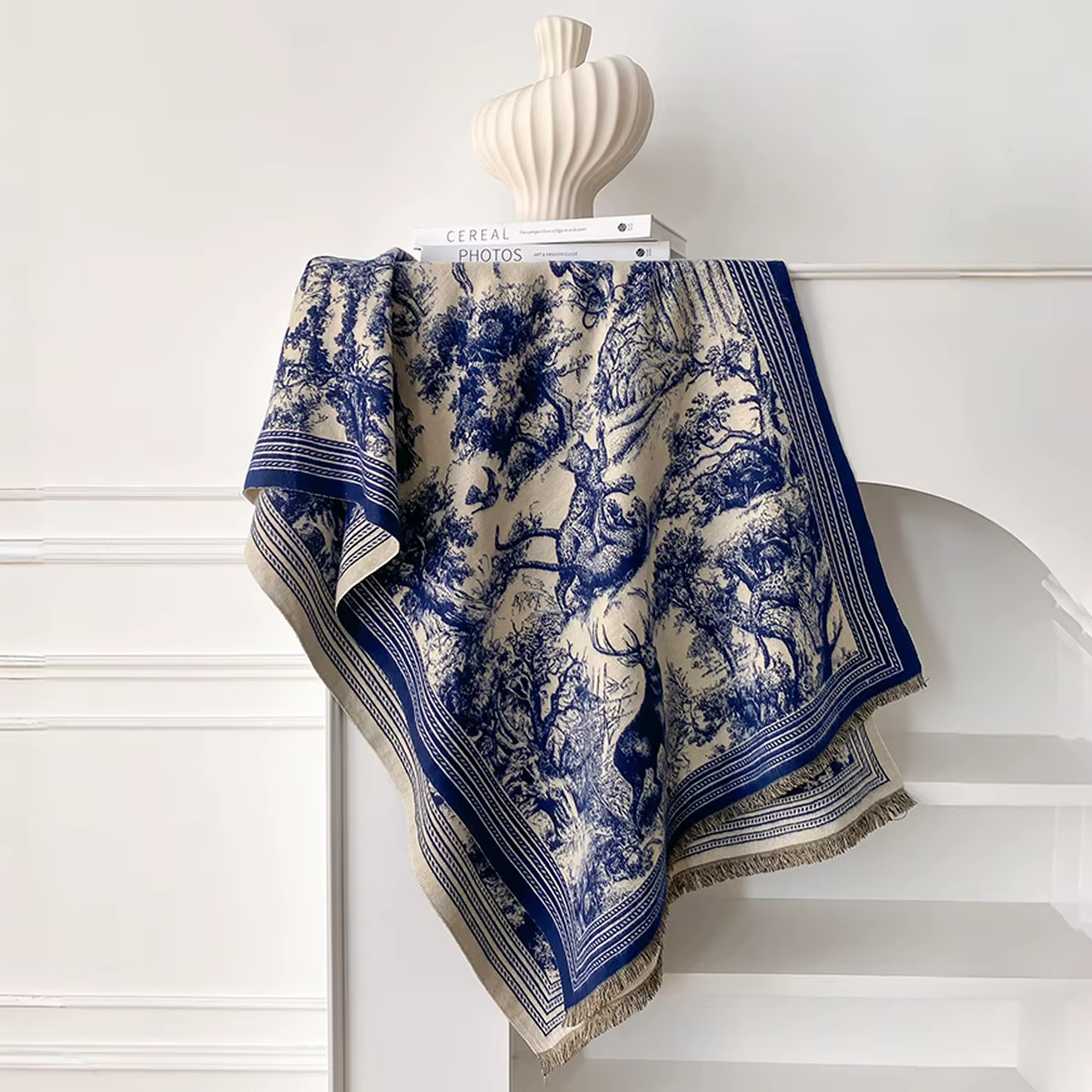 Châle Pashmina Jacquard Animal élégant pour femmes
