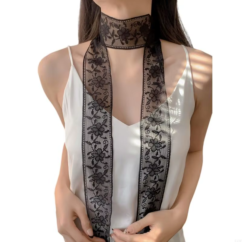 E15F à en dentelle enveloppant des écharpes fête quotidienne trajet doux pour les femmes