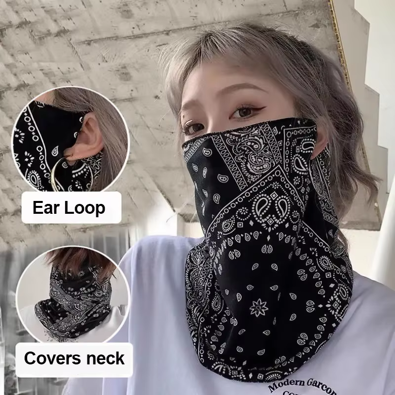Cache-cou Paisley anti-UV