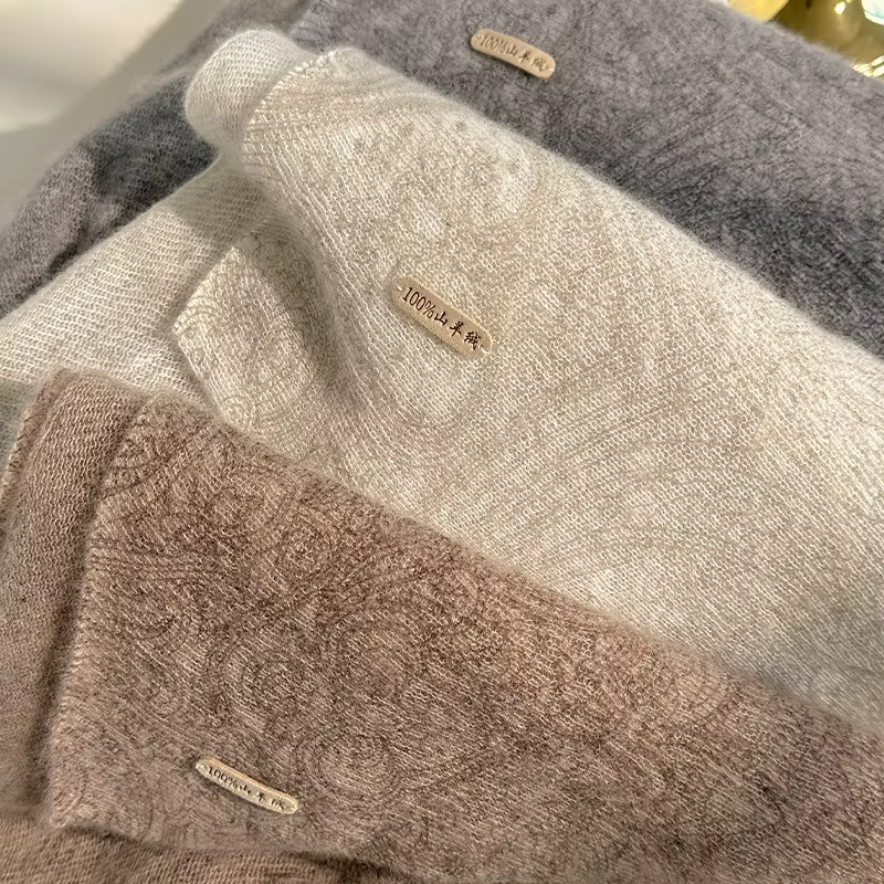 100% écharpe en cachemire de luxe pour les femmes mode haut de gamme classique imprimé