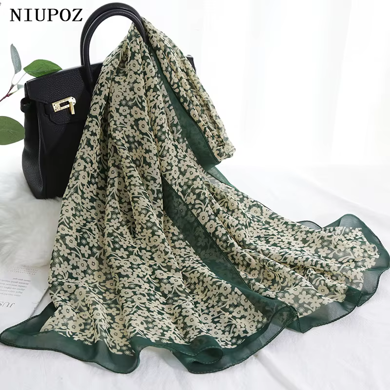 Foulard en mousseline de soie pour femmes
