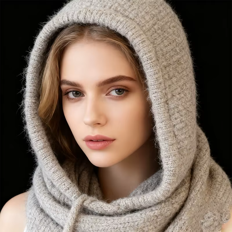 Cagoule d'hiver pour femmes