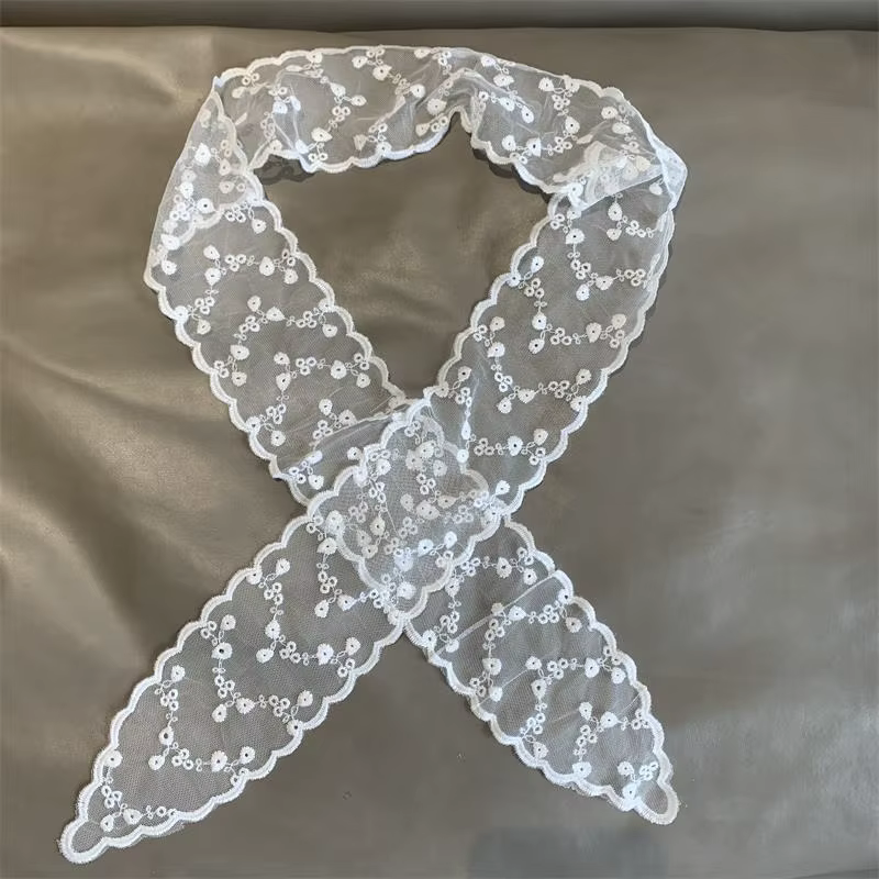 Écharpe en dentelle coréenne pour femme