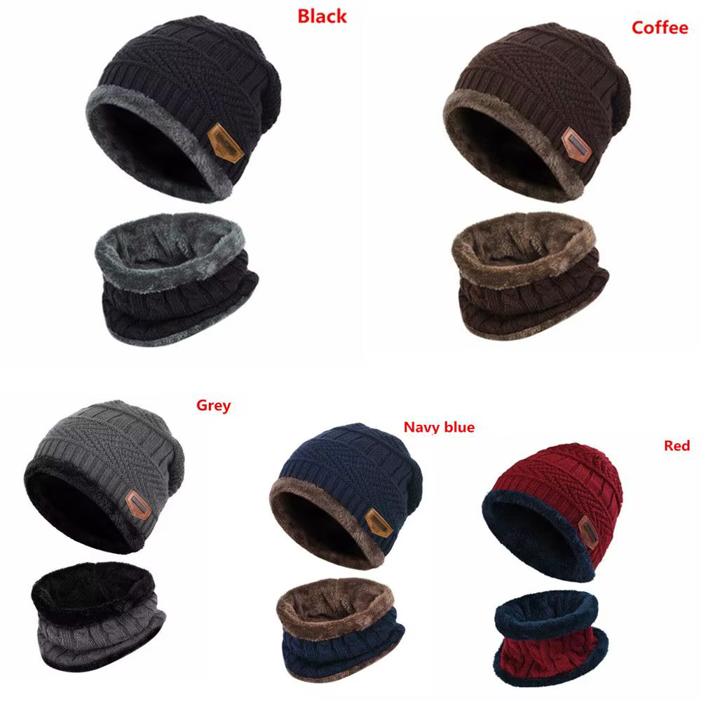 Ensemble bonnet et écharpe de cou pour enfants