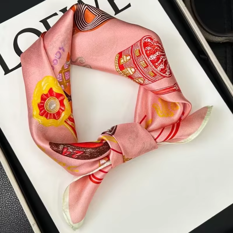 Foulard de cou de fête d'été pour filles 100%