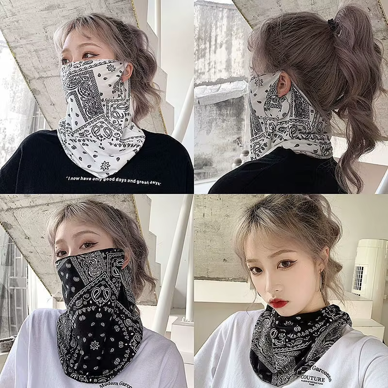 Écharpe de protection UV Hip Hop pour sports de plein air