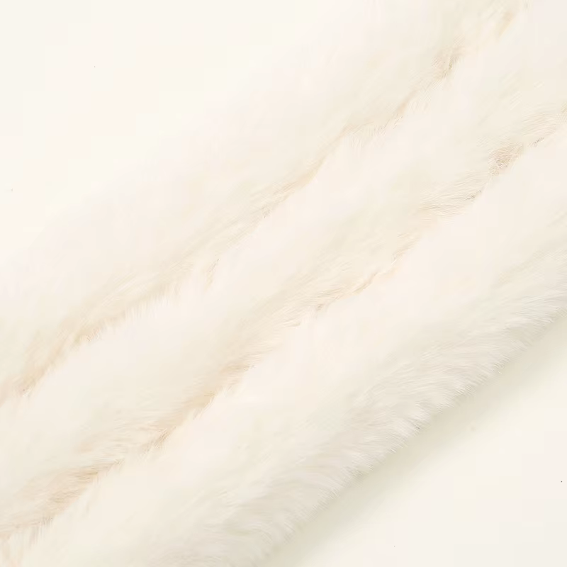Hiver femmes trois tubes lapin cheveux écharpe couleur unie Simple enveloppement extérieur chaud épaissi foulard silencieux 70*14 cm