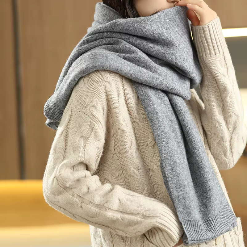 Écharpe châle en cachemire pour femme