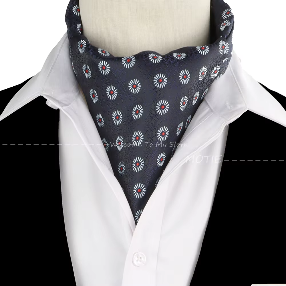 Offre spéciale hommes cravate écharpe Vintage Jacquard Paisley cajou britannique Gentleman luxe